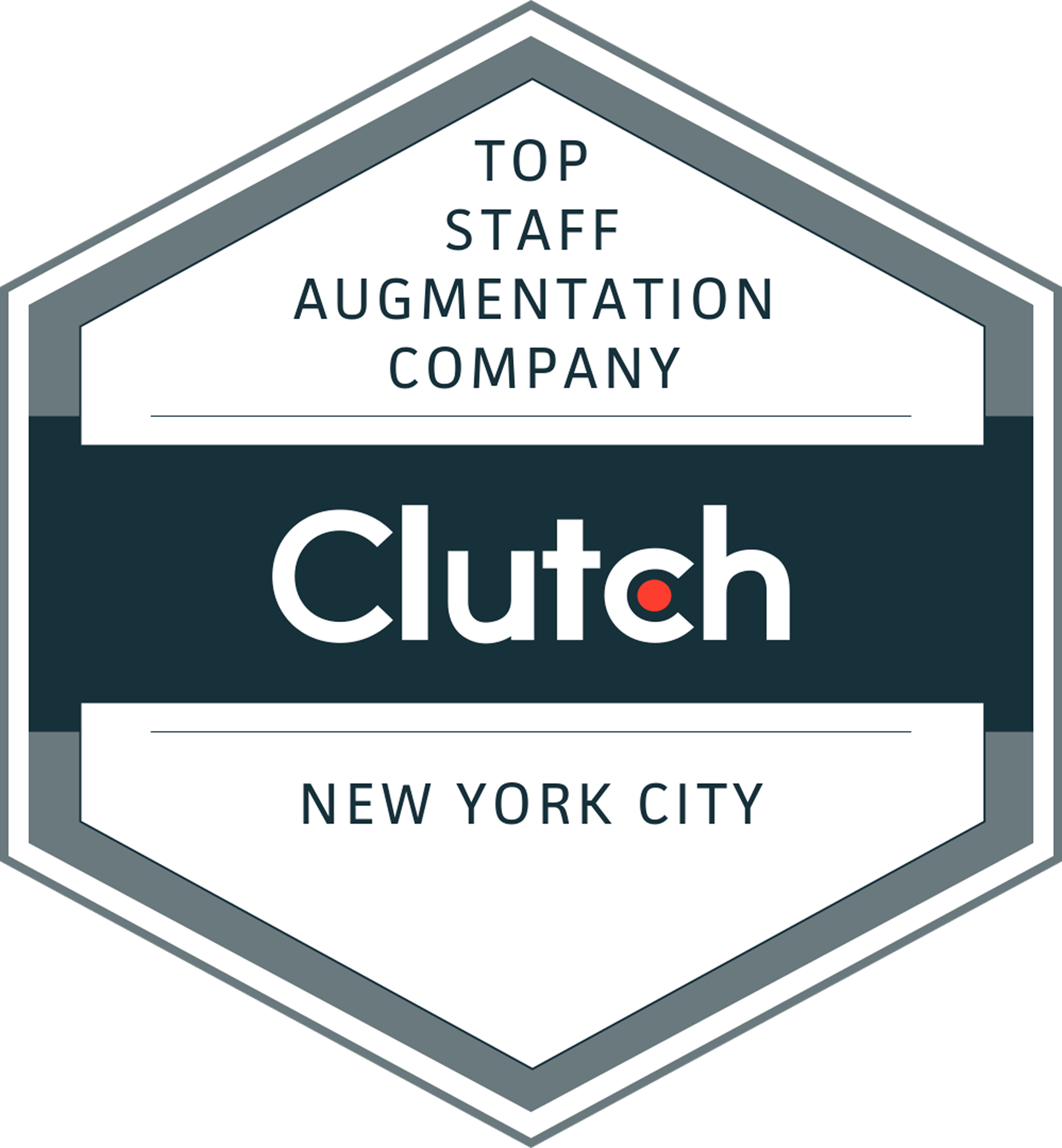 Clutch award: Top Staff Augmentation Company in New York City, 2024